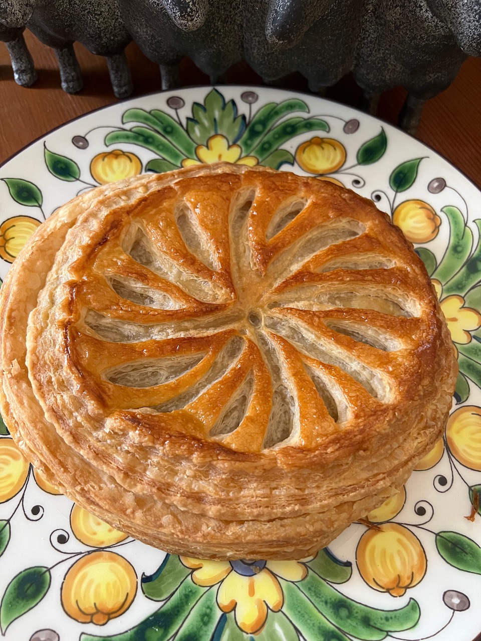 French Galette Filled with Almond Cream - Mandelin
