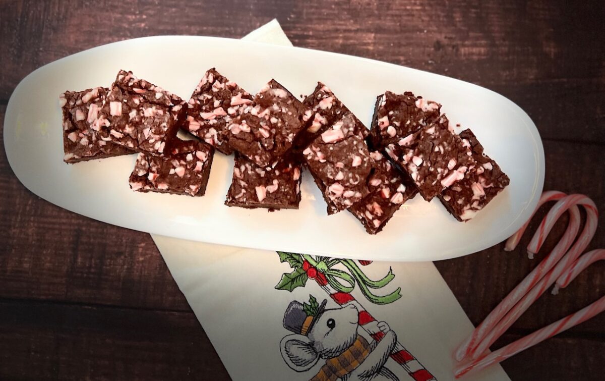 peppermint brownies 1