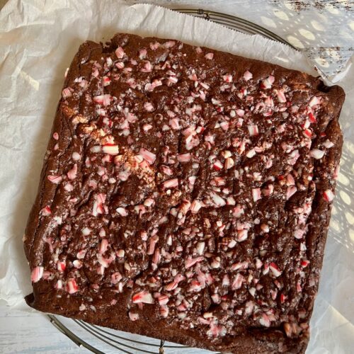 peppermint brownies