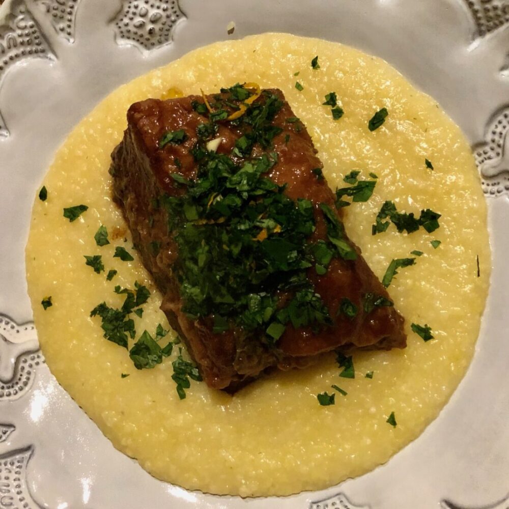 Braised Beef Short Ribs in Madeira with Wild Mushrooms