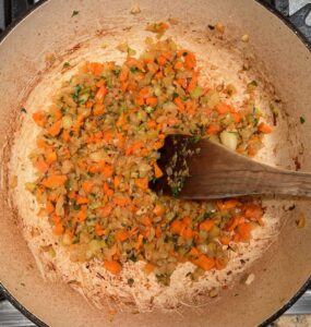 beef and barley sauté